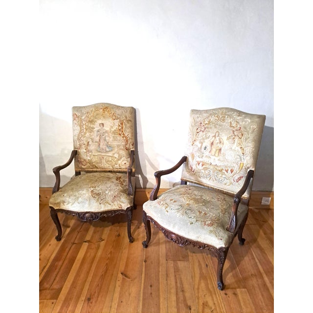 French Chairs in Walnut, 1890, Set of 2 For Sale - Image 13 of 13