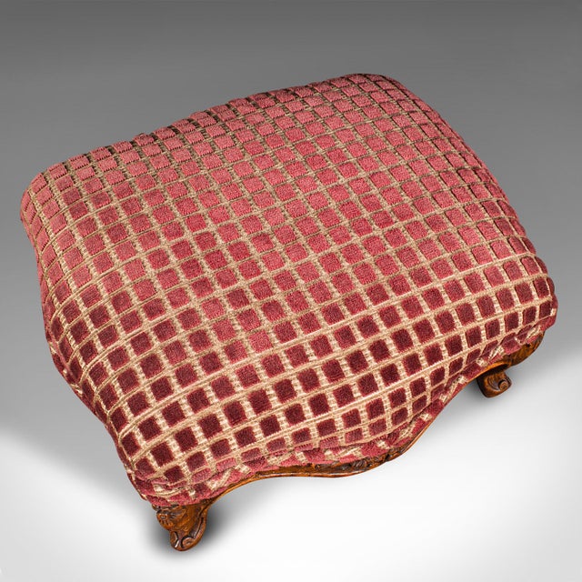 1850's Antique Footstool For Sale - Image 6 of 9