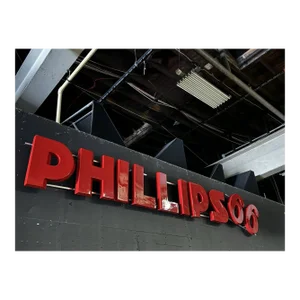 1940s Phillips 66 Cast Aluminum Gas Sign