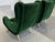 Marco Zanuso Green Velvet Mohair "Senior" Lounge Chairs - A Pair For Sale In New York - Image 6 of 16