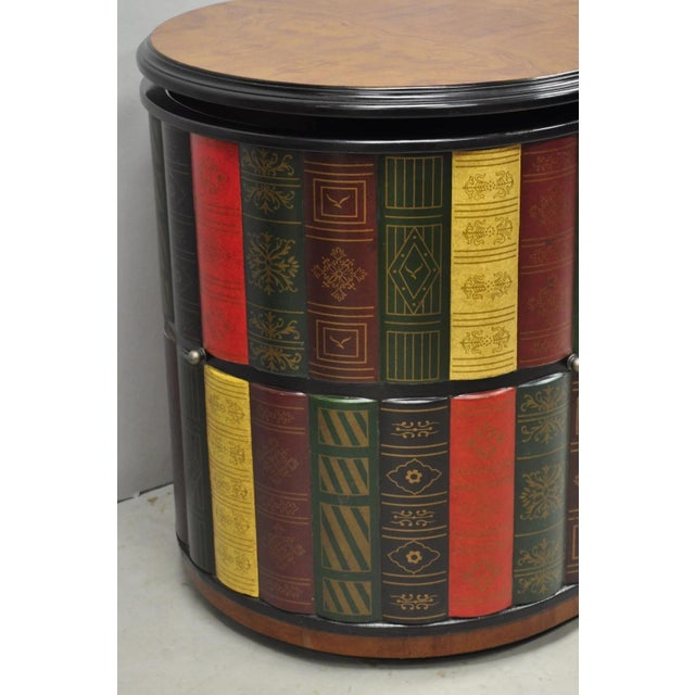 Brown Design Toscano Nettlestone Library Ensemble Book Nesting Game Table Set - 3 PCS For Sale - Image 8 of 18