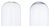 Blown Art Glass Domes, Set of 2 For Sale - Image 4 of 8