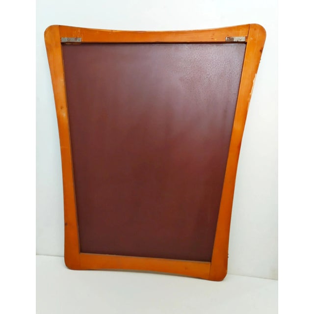 This Italian mirror is attributed to Fontana Arte for form and style. No label and mark. The seller guarantees the...