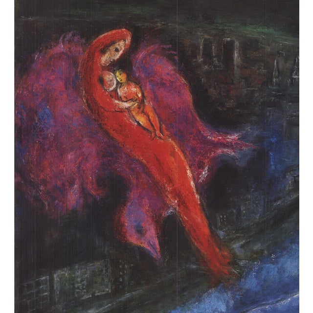 Modern Marc Chagall the Seine Bridges, 1994 For Sale - Image 3 of 4