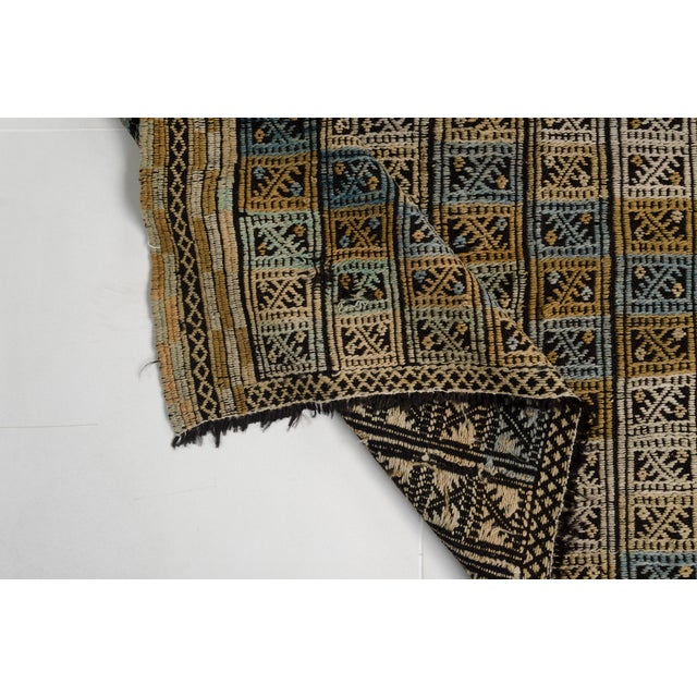 Mid 20th Century Geometric Anatolian Handwoven Kilim Rug For Sale - Image 9 of 10
