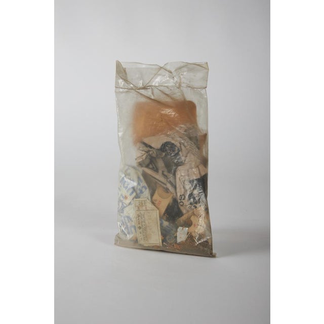 A multiple created for the tenth anniversary of noveau réalisme in milan on november 27, 1970. A heat-sealed plastic bag...