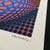Mid-Century Modern 1970s After Victor Vasarely Limited Numbered Edition Lithograph. For Sale - Image 3 of 7