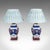 Vintage Table Lamps, Oriental Ceramic, Accent Light, Hall, Lounge, Study - a Pair For Sale - Image 4 of 10