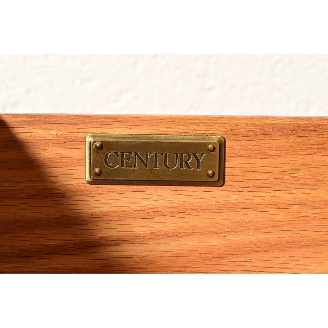 Century Furniture French Provincial Louis XV Carved Cherry Wood Nightstands, Pair For Sale In South Bend - Image 6 of 14