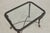 1990s Outdoor Cast Aluminum Glass Top Patio End Table For Sale - Image 5 of 14