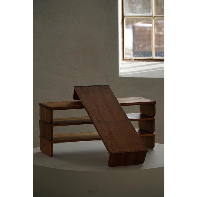 Late 19th Century Swedish Modern Shelves in Pine, 1877, Set of 4 For Sale - Image 5 of 18