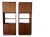 1960s Mid-Century Modern Jack Cartwright for Founders Furniture Walnut & Cane Storage Cabinets – A Pair For Sale