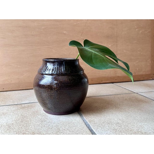 Sculptural Studio Ceramic Art Vase from Helma Klett, Germany, 1950s For Sale - Image 13 of 16