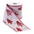 Add a festive touch to your holiday projects with our 4" x 5-yard Red and White Wired Holiday Ribbon. Featuring a charming...