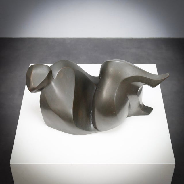 Francine Govers, Abstract Female Sculpture, 1990s, Bronze For Sale - Image 4 of 8