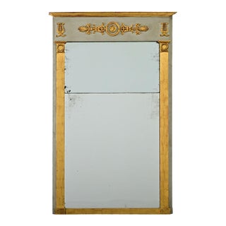 French 19th Century Empire Trumeau Mirror For Sale