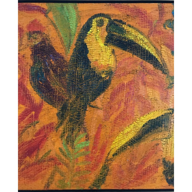 Painting of Toucans by Hunt Slonem For Sale - Image 4 of 6