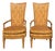 1960s Statesville Chair Co. Louis XVI High Backed Arm Chairs For Sale