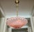 Murano Glass Round Pink Opalescence Glass Chandelier or Pendant For Sale In Palm Springs - Image 6 of 18