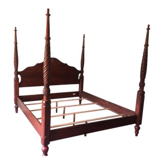 Ethan Allen 4 Poster King Size Bed For Sale