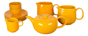German Mid-Century Modern Space Age Ceramic Heidelberg Series Tea Service from Melitta, 1960s, Set of 10