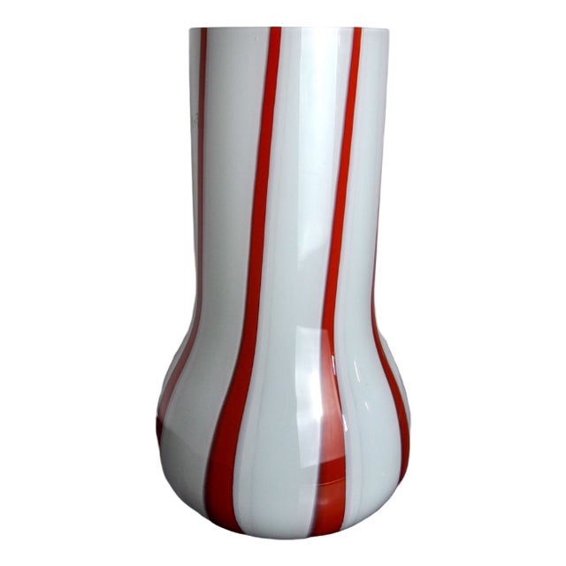 Lollipop Vase in Murano Glass, Italy, 1960s For Sale