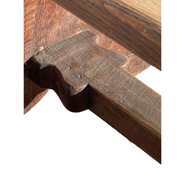 Vintage Oak Desk, 1920s For Sale - Image 12 of 13