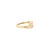 Not Yet Made - Made To Order Contemporary Diamond Bypass Ring in 14k Yellow Gold Size 7 For Sale - Image 5 of 10