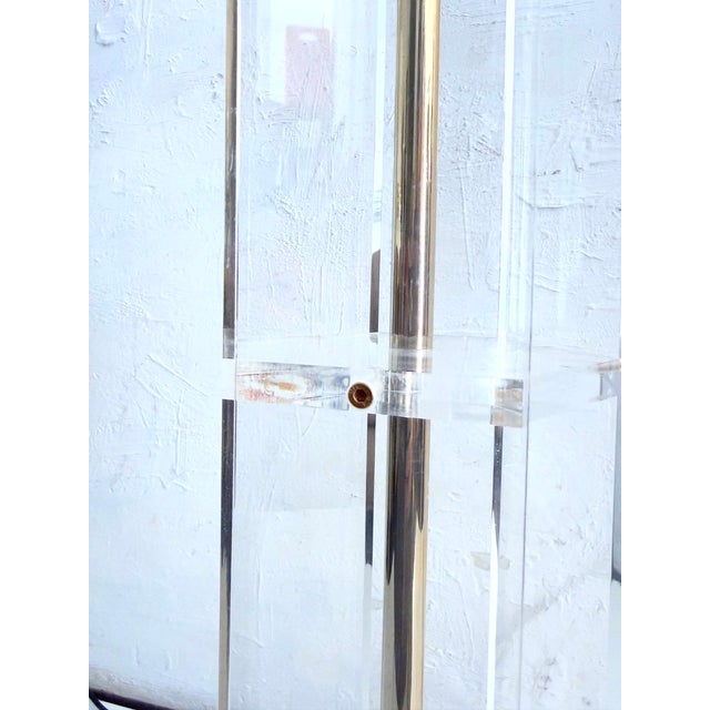 Hollywood Regency Halogen Floor Lamp, 1970s For Sale - Image 4 of 17