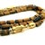 Italian 1980s Italian 14k Gold Tiger’s Eye Diamond Sautoir Necklace For Sale - Image 3 of 15