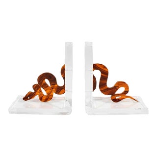 Python Bookends by Spismani For Sale