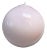 Vintage American White Cased-Glass Orb Pendant For Sale