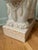 1960’s White Chinoiserie Elephant Garden Stools Large 21.5' - A Pair For Sale In New Orleans - Image 6 of 12