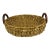 Late 20th Century Woven Seagrass Tray With Wooden Handles — Coastal Organic Style For Sale