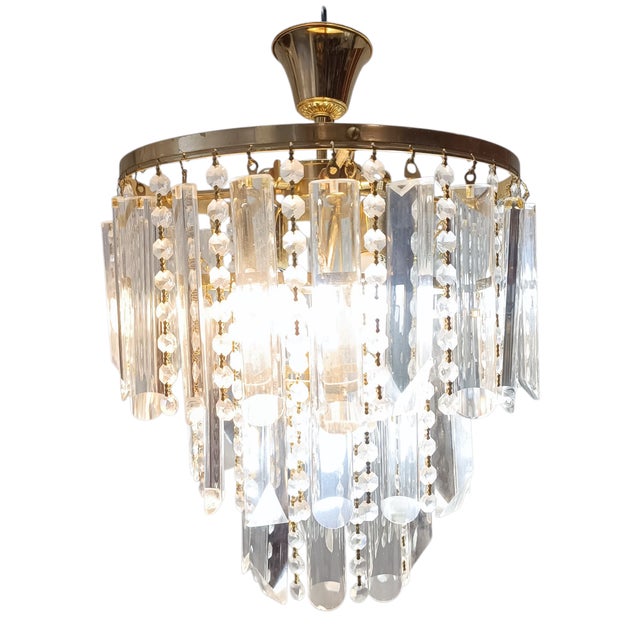 Murano Glass Chandelier, 1960s, in Very Good conditions. Designed 1960 to 1969 I have official proof of authenticity such...
