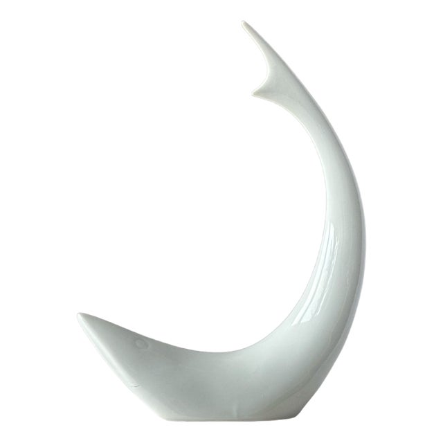 Porcelain Shark from Lesov, 1960s For Sale