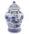 This exquisite jar is a beauty and is offered in three sizes. Elegant foo dog and floral scene with an elegant trellis...