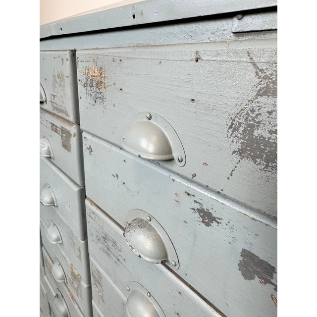 Industrial Grey Chest of Drawers, 1960s For Sale - Image 15 of 17