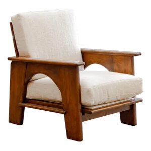 Modernist Oak Club Chair