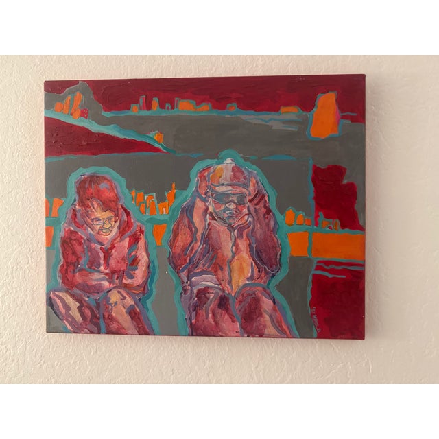Contemporary Acrylic on Canvas by Danka Krol For Sale - Image 3 of 12