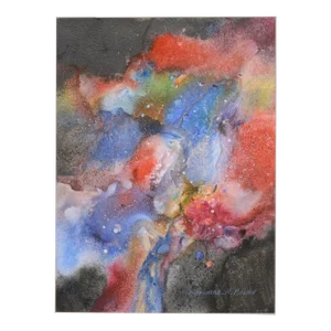 Evolution Orion Nebula (1), Colorful Cosmic Flow Abstract by Marianne K. Brown