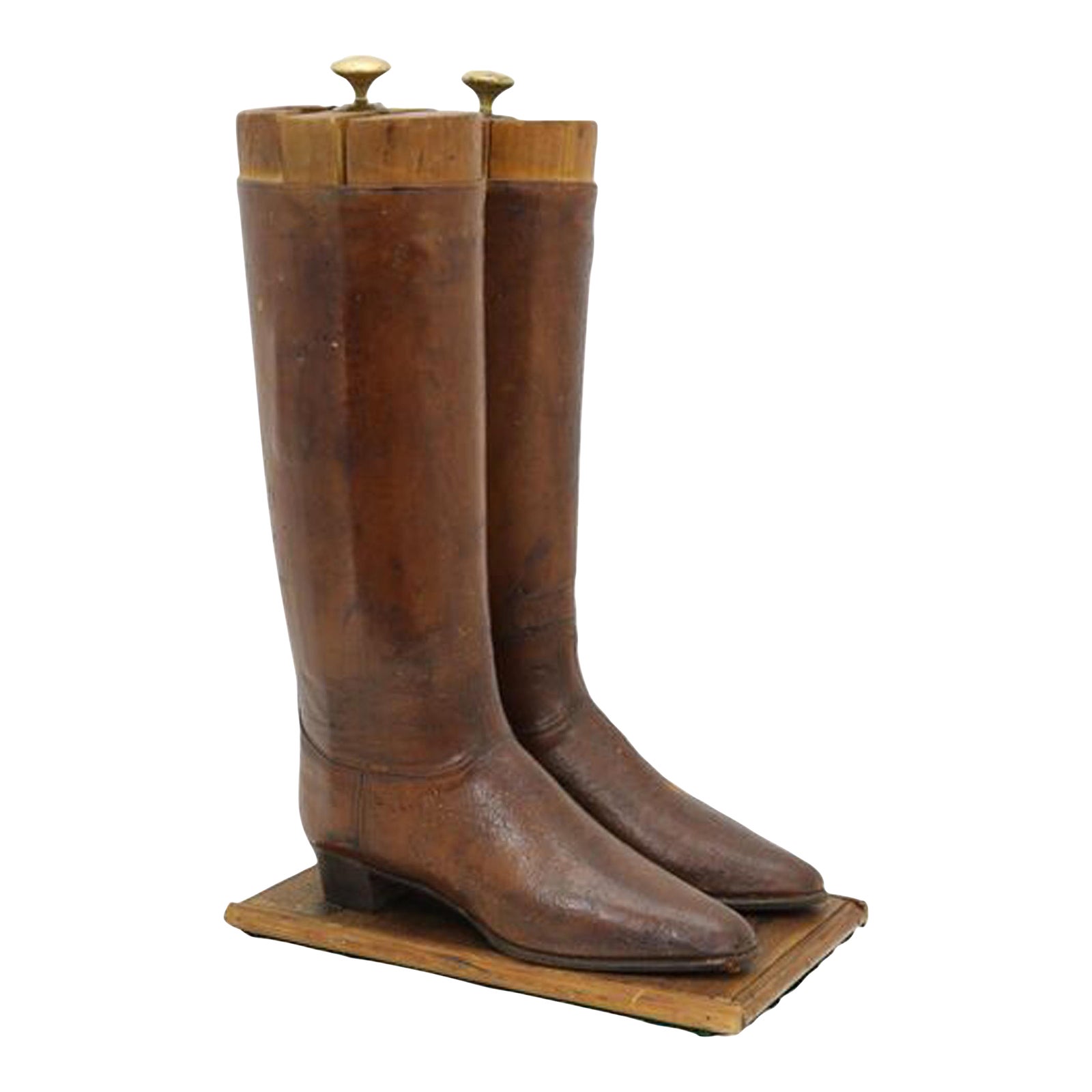 19th-Century English Riding Boot Shop Display | Chairish