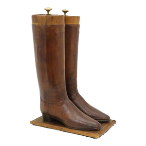 19th-Century English Riding Boot Shop Display