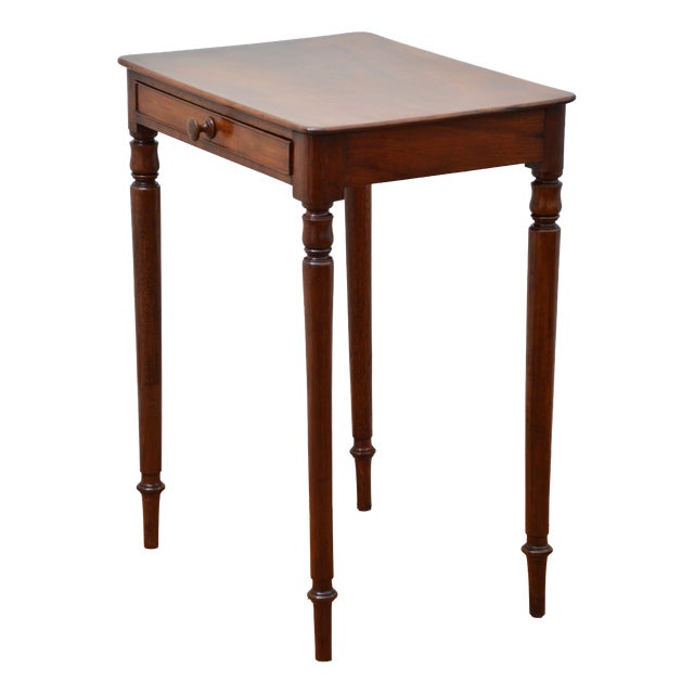 William IV English Mahogany Side Table, 1840 For Sale