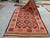 Maimana Kilim Area Rug, Handwoven Wool, 6x10, Brick & Ivory For Sale - Image 6 of 10
