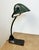 Green Enamel Bank Lamp from Bur, 1930s For Sale - Image 11 of 18