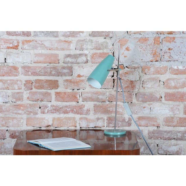 Mid-Century Modern Table Lamp by J. Hůrka for Napako, Czech, 1950s For Sale - Image 9 of 10
