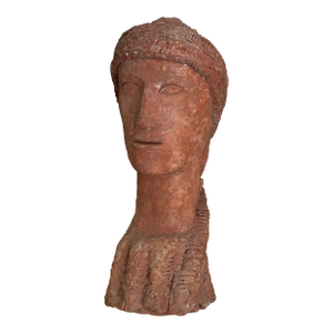 Terra-Cotta Head/Bust Sculpture