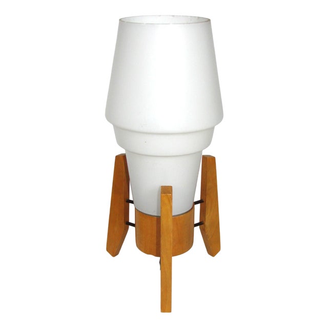 Czechoslovakian Drevo-Humpolec Lamp, 1970s For Sale