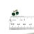 Natural Emerald Stud Earrings 14k White Gold 1.63 TCW Certified For Sale - Image 9 of 14